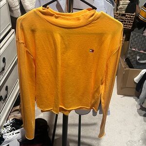 Tommy Hilfiger Vibrant Orange Long Sleeve Shirt